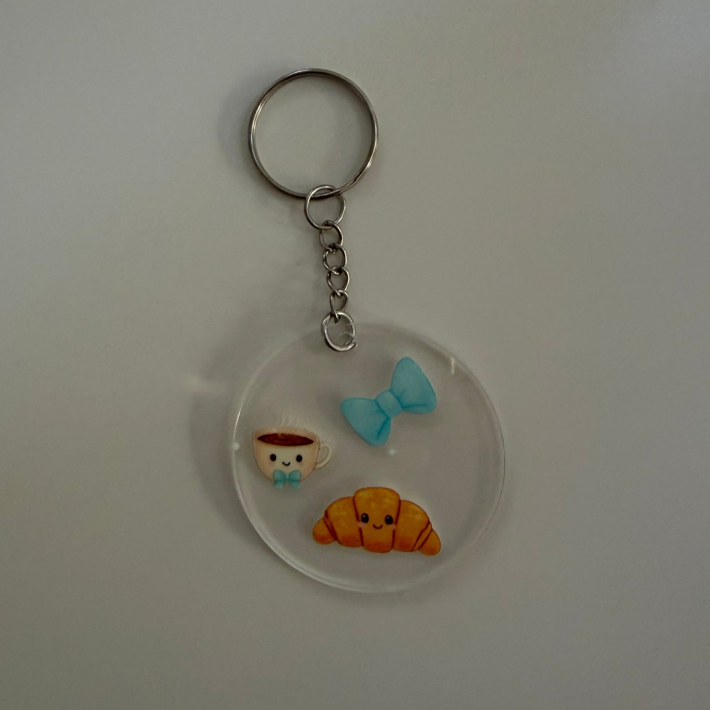 Posie’s Pawtisserie Blue Keyring