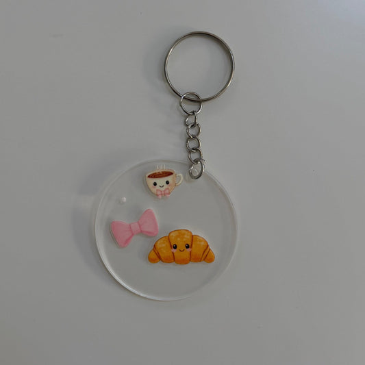 Posie’s Pawtisserie Pink Keyring